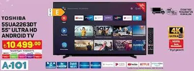 TOSHİBA 55 ULTRA HD SMART LED TV/AKILLI TELEVİZYON